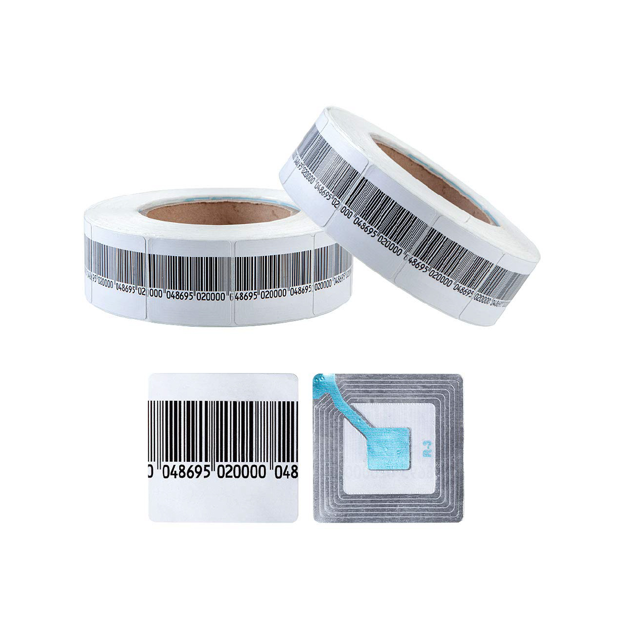 لیبل بارکد دار 4×4 RF (1000 عددی)